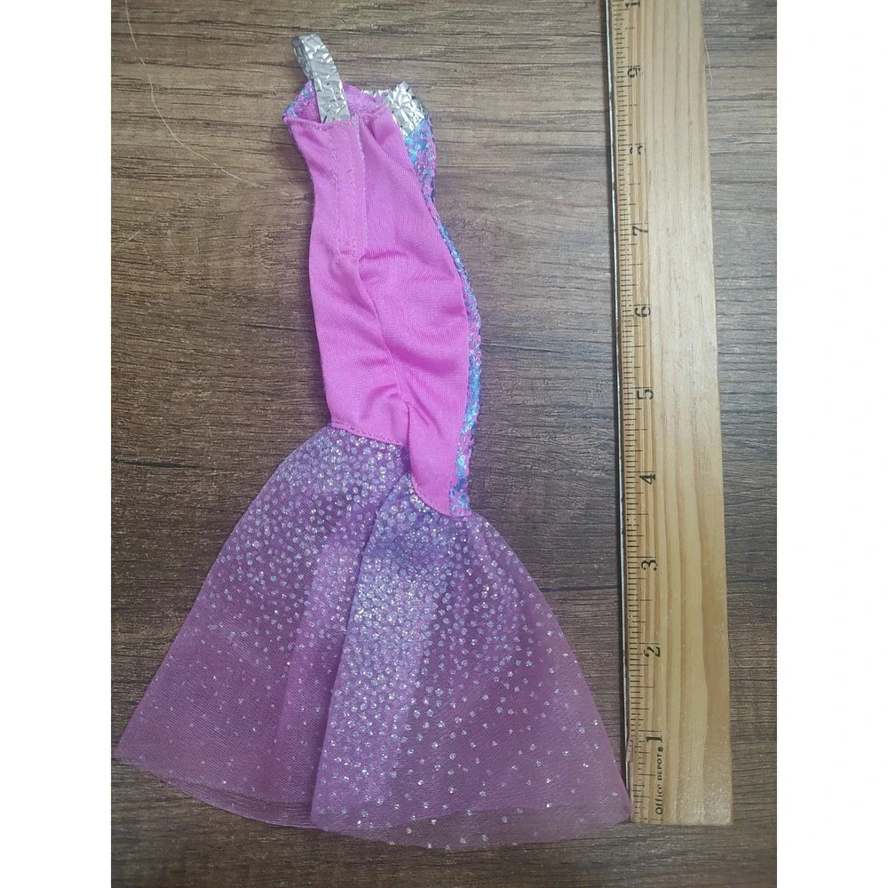 Barbie doll dress shimmery Mermaid halter Gown One Shoulder Sparkly Evening maxi